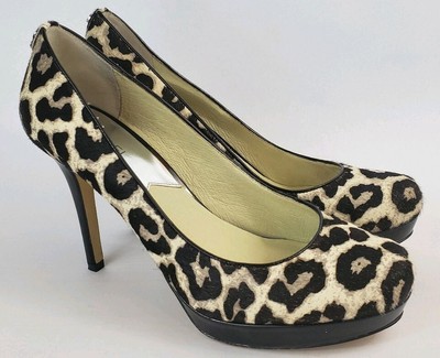 michael kors leopard print heels