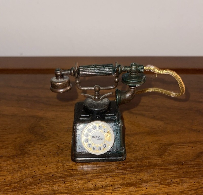 Pencil Sharpener Rotary Telephone Die Cast  Vintage