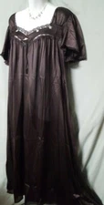 Comfort Choice Brown Nightgown Long Short Sleeve Size M L 1X 2X 3X 4X 5X 