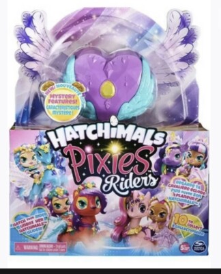 Hatchimals PIXIES RIDERS:  MOONLIGHT MIA  & UNICORNIX + Mystery NEW RARE NIB