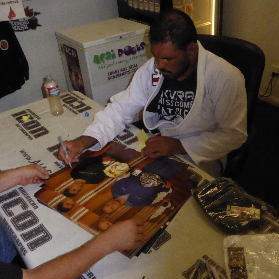 Foto firmada por Fedor Emelianenko y Antonio Rodrigo Nogueira 16x20 PSA/DNA Pride FC Foto 4 de 4