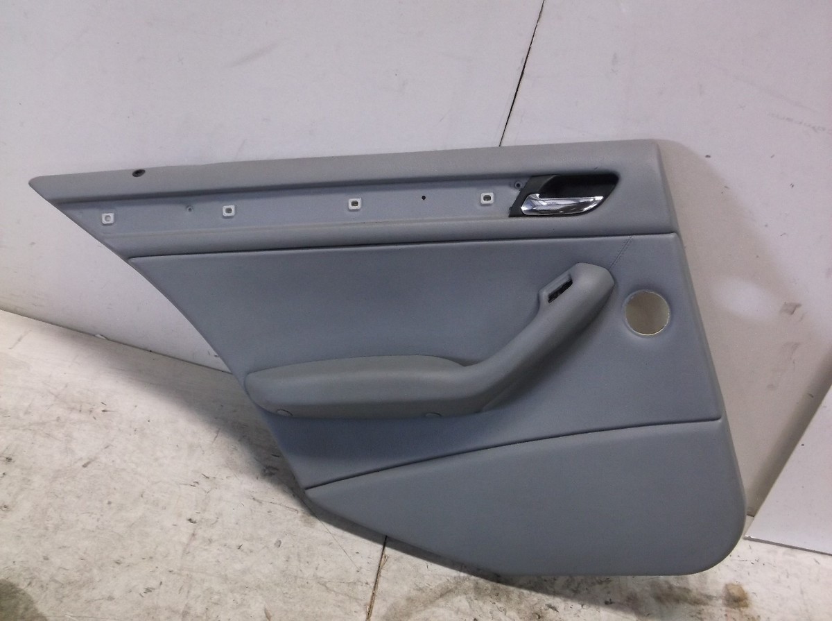 BMW 323I E46 1999-2005 REAR LEFT DOOR PANEL TRIM GREY ASSY OEM