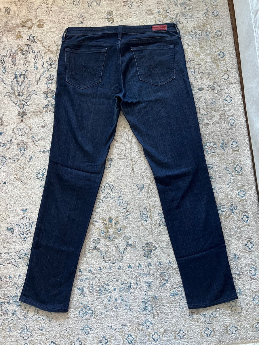 adriano goldschmied stilt cigarette leg jeans Ag adriano goldschmied the Stilt cigarette leg jeans Dark Blue Size 30R