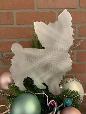 Yorkshire Terrier, Yorkie, Christmas, Tree Topper, Holiday Decoration, Aluminum