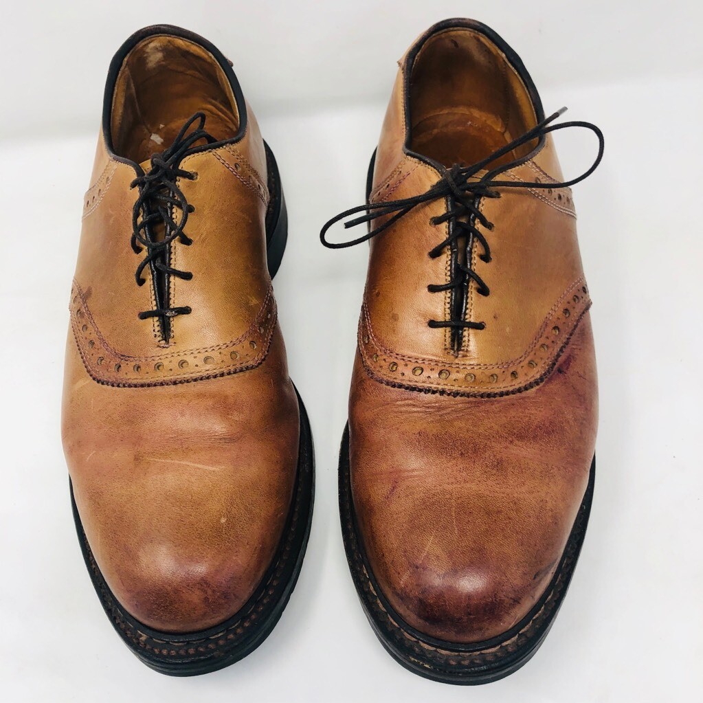 tan saddle shoes