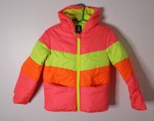 S. Rothschild R 1881 Big Girls Neon Colorblock Puffer Jacket XL 16 