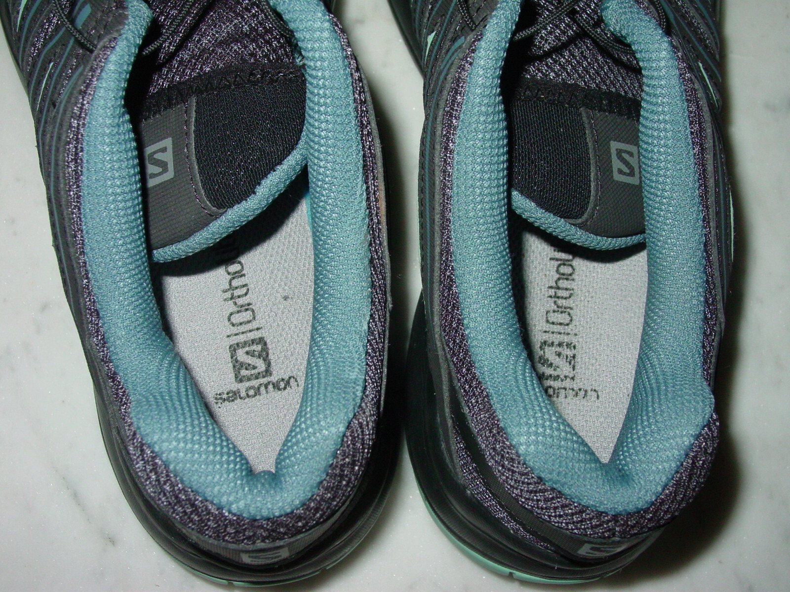 Scarpe da trail escursionismo Salomon XA Kuban 2019 donna fantasma nero blu Nilo taglia 8