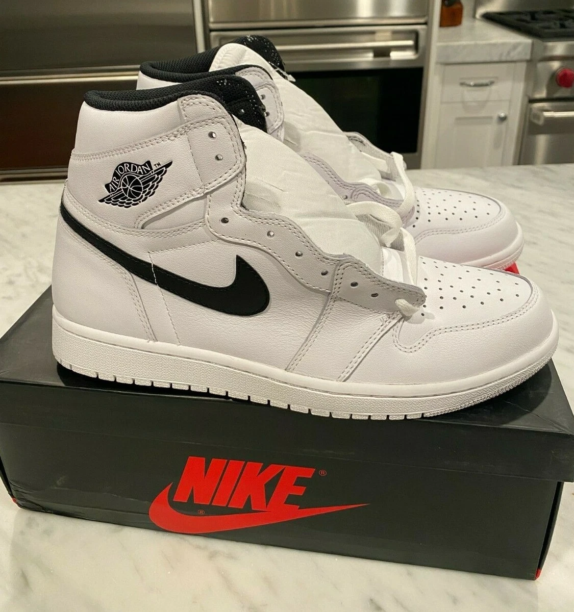 Nike Air Jordan 1 Retro High OG Yin Yang White Mens Size 11