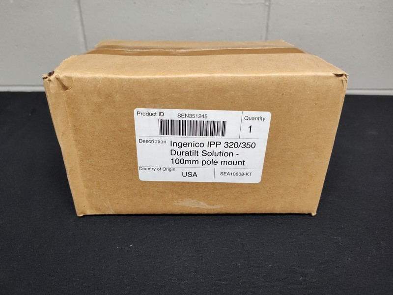 SpacePole SEN351245 DuraTilt w/ 100mm Pole Mount for Ingenico IPP 320/350