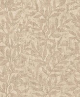 Rasch Vliestapete Beige Gold Metallic Floral Blattmuster 315028 (5,11€/1Qm)