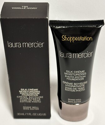 Laura Mercier Silk Creme Moisturizing Photo Edition Foundation 1N0 VANILLE IVORY