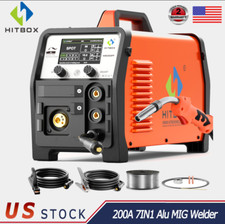 7IN1 Home use MIG Welder ARC Lift-TIG Spot Pulse Gas Gasless MIG Welding Machine