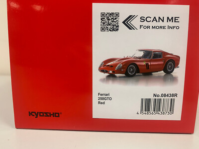 KYOSHO 08432A Scale 1/18 | FERRARI 250 GTO N 19 2nd 24h LE MANS 1962