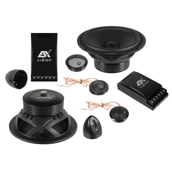 ESX Vision PRO VXP6.2C 16,5Cm 2 Wege High End Auto Lautsprecher Kompo-System-image