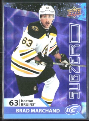 2021-22 Upper Deck Ice Sub Zero Brad Marchand #SZ-12 H10R3J