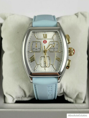MICHELE Releve Silver Watch (EUC) New Michele Diamond Releve Mww19a000001 Silver Bracelet  main image 3