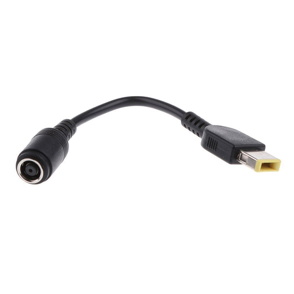 7.9/5.5mm Round Jack to Square End Adapter for Lenovo Thinkpad Laptop Power Cord