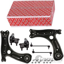 FEBI QUERLENKER+KOPPELSTANGE VORNE passend für VW POLO 9N SKODA FABIA 2 ROOMSTER