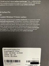 New Microsoft Surface Pro (11th Edition) Snapdragon X Elite 256GB 16GB - Black