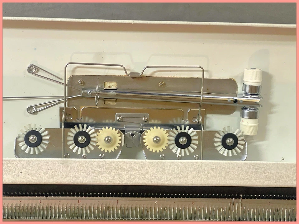 Vintage Singer Knitting Machine 1950’s - 1960’s Working With Accessories - image 4 of 4