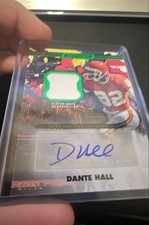 2023 Topps Composite - PA Vertical Dante Hall #CPAV-DH Green /50 (AU, MEM)