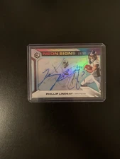 2019 Panini Elements - Neon Signs Tier 1 Blue #NS1-PL Phillip Lindsay /50 (AU)