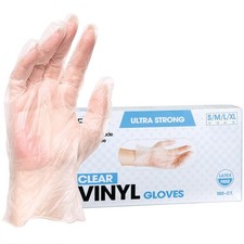 Forpro Disposable Vinyl Gloves Clear Industrial Grade Powderfree Latexfree Nonst