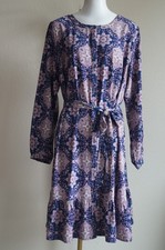 LOFT Women's 16 Plus Multicolor Floral Long Sleeve New W/ 89.50 TAG