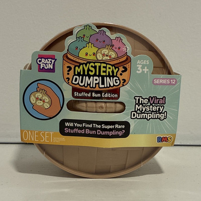 Crazy Fun Mystery Dumpling Stuffed Bun Edition Blind Pack Series 12 1pk 3+ S963