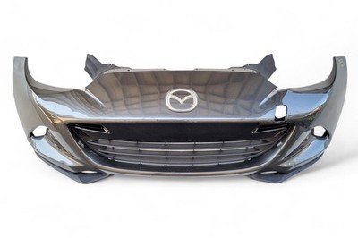 Mazda MX-5 16-23 Miata Front Bumper Cover Assembly Grey Metallic