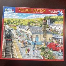 White Mountain Puzzle - Village Station 1000 Pieces 