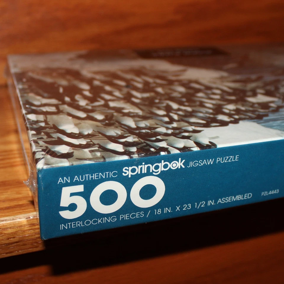 Новый запечатанный винтажный 1989 PENGUIN PLUNGE 500 шт. Springbok головоломка PZL4443 - Изображение 4 из 4