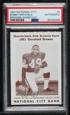 1961 Bobby Mitchell #5-6 PSA Authentic HOF 04le