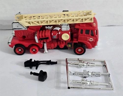 B-164 VINTAGE 1980'S HASBRO G1 TRANSFORMERS INFERNO ACTION FIGURE