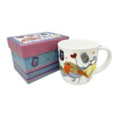 Genähte Birdies Bone China Tasse mit Geschenkbox
