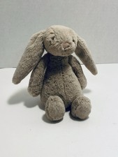 Jellycat Bashful Bunny Rabbit Small Plush Beige Tan Light Brown 8” soft doll