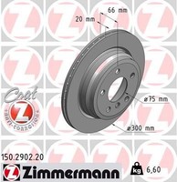 2X Zimmermann Bremsscheibe 150.2902.20 FüR BMW