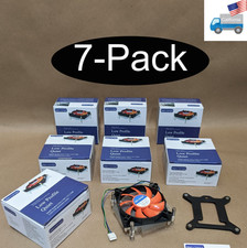 7-Pack Quiet Low-Profile 1U 80mm Intel LGA 1150 1151 1155 1156 CPU Cooler PC Fan