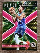 2021-2022 Donruss Power In The Paint Holo Pink Laser Giannis Antetokounmpo Bucks