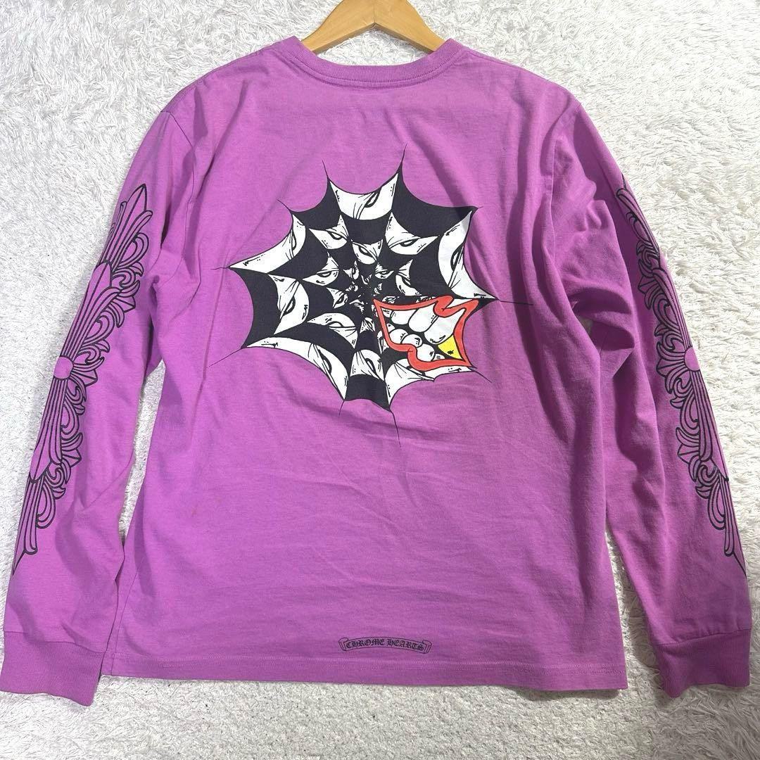 †Chrome Hearts†マッティ ボーイ Purple L/S T-Shirt ロンT Chrome Hearts Long Sleeve T-Shirt Matty Boy Purple Men's
