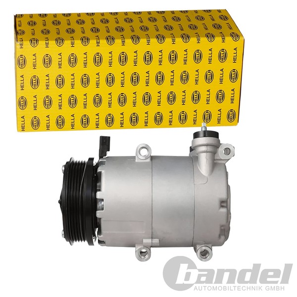 Hella Easy2Fit Klimakompressor 7VS16IC Passend FüR Ford Focus | 8FK 366 203-051-image