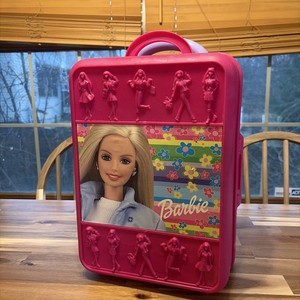 Valise à Roulettes Barbie 'Take A Long' 1998 - Vintage Années 90 - Pour 6 Poupées