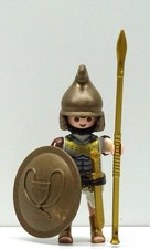HOPLIT GRIECHE KRIEGER C PLAYMOBIL zu Troja Achilles Helm Schild Top Custom RAR