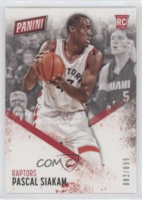2016-17 Panini Day Rookies 82/699 Pascal Siakam #62 Rookie RC 0d0u