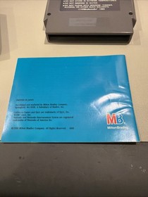 California Games NES 1989 Nintendo Cartridge Manual Sleeve Authentic Tested