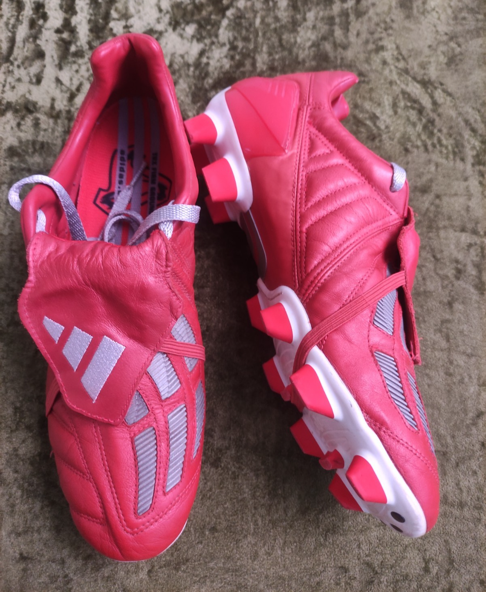 Adidas Predator Mania Red 2002 Vintage Cleats Soccer Boots