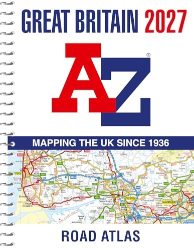 A -Z Great Britain Road Atlas 2027 (A4 Spiral) : Easy To Read Map Of Great Britain A-Z Maps - Image 7