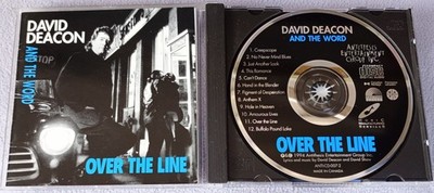 DAVID DEACON  AND THE WORD OVER THE LINE 1994 Canada CD ALBUM BLUES POP ROCK