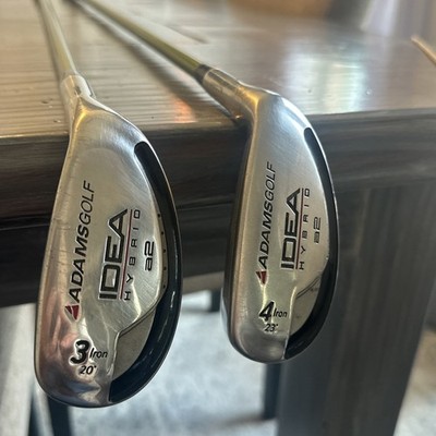 Adams IDEA A2 hybrid 3 Iron 20° 4 Iron 23° Aldila NV 85 Stiff flex Graphite RH