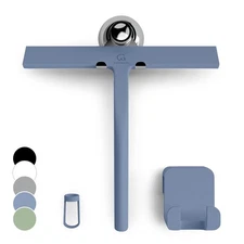 Shower Squeegee for Glass Doors, Silicone Window Squeegee, Bathroom and Glass...